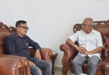 Pjs Bupati Pasaman H.Edi Dharma sambut kedatangan Ketua KPU Pasaman, Bahas Terkait Persiapan Pilkada 2024