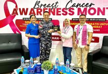 Skrining Kanker Payudara dan Serviks, Upaya Mako Lanal TBK Peduli Kesehatan Kaum Hawa