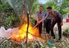 Deteksi Dini, Rutan Karimun Musnahkan Barang Terlarang Hasil Razia