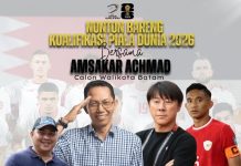 Yuk Nobar Indonesia vs China bersama Cawako Amsakar di Posko Sahabat Rival Tiban Inadah