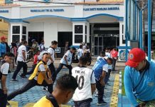Seluruh Prajurit Lanal Tarempa Ikut Samapta Syarat Lanjut untuk Pendidikan Prajurit Lanal Tarempa
