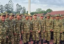 Seluruh Anggota Kabinet Merah Putih Mengenakan Seragam Loreng Komcad Seluruh Anggota Kabinet Merah Putih Berseragam Loreng Komcad