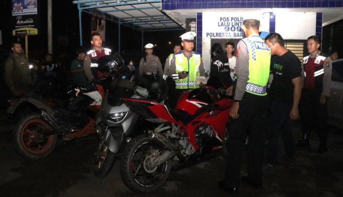 Dalam Sebulan 588 Roda Dua Berhasil Terjaring Razia Tim Polresta Barelang