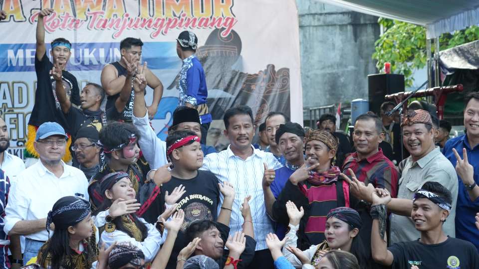 Rudi-Rafiq Dapat Dukungan Penuh Arek Jawa Timur di Tanjungpinang