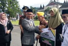 Wakil ketua DPRD Pasaman Eka Hariani Sandra hadiri Upacara hari pahlawan tahun 2024