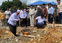 Bupati Hamsuardi Bersama Ketua DPRD Pasbar Hadiri Peletakan Batu Pertama Pesantren Modern An-Najjar