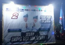 Semangat Menyaksikan Debat Publik Paslon Merambah Hingga ke Pelosok Kecamatan Natuna Posko WS RH Pulau Laut Kab Natuna