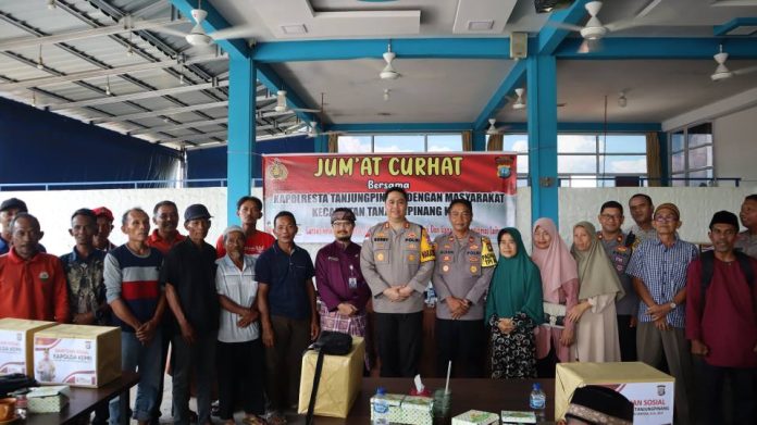 Jumat Curhat Polresta Tanjungpinang, Ajak Warga Sukseskan