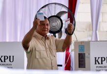 Presiden RI Prabowo Subianto Nyoblos TPS Desa Bojong Koneng Bogor Jabar Presiden RI Prabowo Subianto Nyoblos TPS Desa Bojong Koneng Bogor Jabar