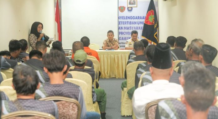 Satpol PP Kepri Beri Pembekalan Penanggulangan Bencana ke Satlinmas Karimun