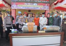 Ketua DPRD Pasbar Hadiri Langsung Pemusnahan Barang Bukti Narkotika Jenis Ganja di Polres