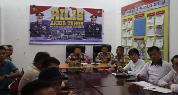 Kapolres Anambas Pimpin Apel Konsilidasi Operasi Mantap Praja Seligi Tahun 2024