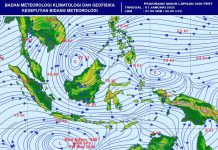 Prakiraan Cuaca 1-2 Januari 2025, Kepri Berawan dan Hujan Ringan Prakiraan Cuaca