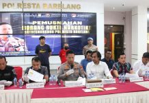 Kapolresta Barelang Pimpin Pemusnahan 153,06 Gram Sabu Hasil Sejumlah Kasus Kapolresta Barelang Pimpin Pemusnahan 153,06 Gram Sabu Hasil