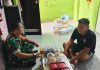 Sertu Ganda Fitrianto Anjangsana ke Kampung Pancasila Desa Sri Tanjung Anambas