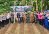 Sukseskan Ketahanan Pangan Nasional, Polres Anambas Gelar Penanaman Jagung Serentak