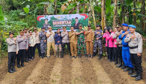 Sukseskan Ketahanan Pangan Nasional Polres Anambas