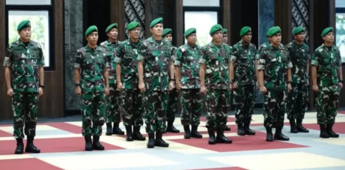 16 jenderal baru dari TNI AD