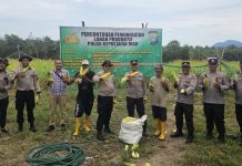 Percontohan Lahan Produktif 3,8 Hektar, Polda Kepri Dukung Ketahanan Pangan