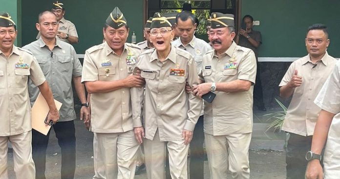 Bersama bapak bangsa,Mantan Wakil Presiden Try Sutrisno