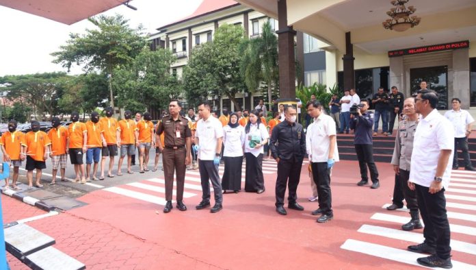 Ditresnarkoba Polda Kepri Ungkap 53 Kasus dengan 65 Tersangka