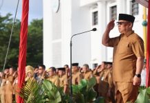 Perdana Pimpin Apel, Wagub Nyanyang Tegaskan Komitmen Realisasi Program Prioritas Wagub Nyanyang