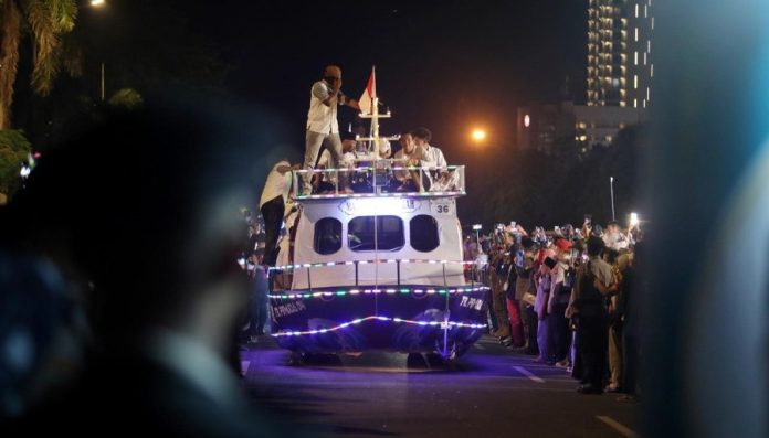 123 Kendaraan Semarakan Pawai Takbir Idul Fitri 1446 Hijriah di Kota Batam