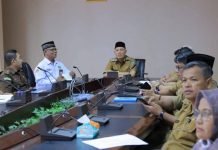 Bupati Sabar AS Bersama OPD Pasaman, ikuti Rakor Pengendali Inflasi secara Virtual