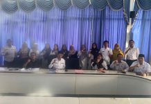 Wabup Risnawanto bersama ketua DPRD Pasaman Barat Ikuti peluncuran Indikator Indeks Pencegahan Secara Virtual