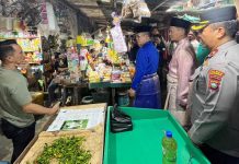 Pastikan Stok Bahan Pokok Aman, Bupati Anambas dan Wakapolres Sidak Pasar Inpres Tarempa Pastikan Stok Bahan Pokok Aman, Bupati Anambas dan 1