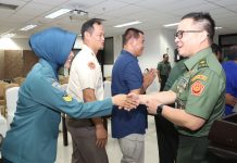 Semangat Kebersamaan Pasca-Lebaran: Biro Infohan Kemhan Gelar Halalbihalal Penuh Kehangatan Setjen Kementerian Pertahanan (Kemhan) menggelar acara halalbihalal di Aula Biro Infohan, Selasa (08/04/25).