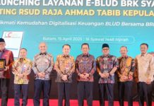 Peluncuran Layanan e-BLUD Bank Riau Kepri BRK Syariah di RSUD Raja Ahmad Tabib Peluncuran layanan e-BLUD Bank Riau Kepri (BRK) Syariah