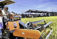 Presiden Prabowo Subianto menghadiri Kegiatan Panen Raya Nasional di Majalengka Presiden Prabowo Subianto