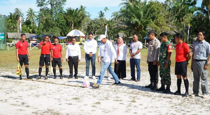 Wabup Lingga Hadiri Pembukaan Turnamen Sepakbola Pekaka Cup IV 2025
