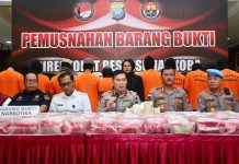 Wakapolda Kepri Anom Wibowo Pimpin Pemusnahan Sabu dan Ribuan Ekstasi Periode Maret 2025 Wakapolda Kepri Anom Wibowo Pimpin Pemusnahan Sabu dan Ribuan Ekstasi Periode Maret 2025