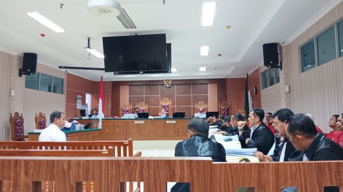 Saksi ahli Siber Ipda Muhammad Aryo Wibowo