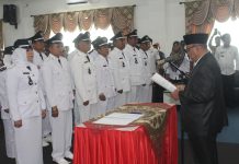Selamat, 30 Penjabat Wali Nagari Se- Pasaman Barat Resmi dilantik