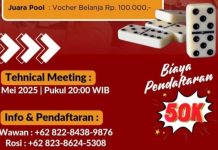 Ayo Daftar, Senandung Caffe Ganet Gelar Turnamen Domino Mulai 5 Mei 2025 Turnamen Domino