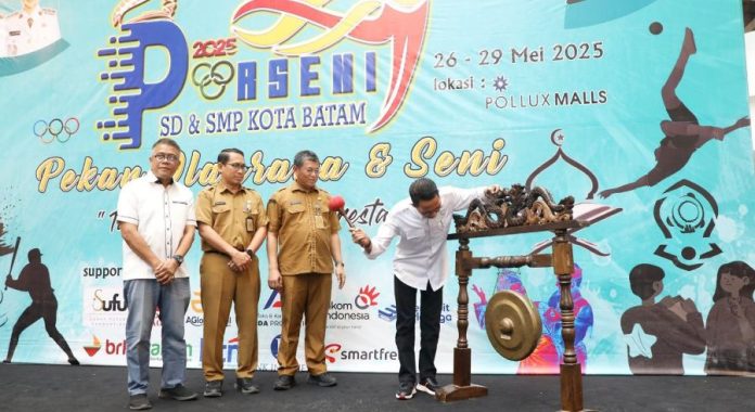 Wali Kota Batam Buka Porseni 2025 Tingkat SD dan SMP se Kota Batam