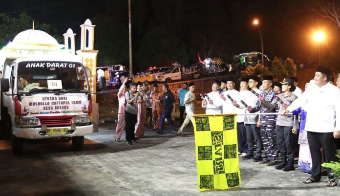 Bupati Roby Lepas 43 Kendaraan Hias, Semarakkan Pawai Takbir Idul Adha 1446 H Pawai Takbir