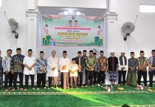 Bupati Yulianto didampingi ketua komisi IV DPRD Pasbar Buka Didikan Subuh Gabungan Se-Nagari Sariak