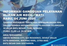 Info Gangguan Air Dampak Penyambungan Pipa di Jalur Batu Besar-Turi Nongsa Penyambungan Pipa