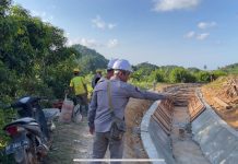 Proyek Rehabilitasi Irigasi Pertanian di Bukit Padi Tahap I Optimis Selesai Tepat Waktu