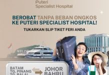 Ada Promo Berobat ke KPJ Puteri Specialist Hospital Gratis Ongkos Ferry ke Malaysia Ada Promo Berobat ke KPJ Puteri Specialist Hospital Gratis Ongkos Ferry ke Malaysia