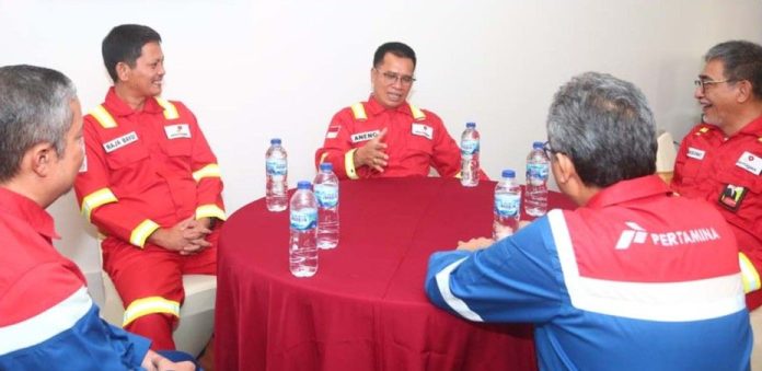 Bupati Anambas Kunjungi Rig GW 363 di Siak Riau Bersama SKK Migas Sumbagut