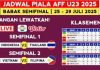 Jadwal Laga Semifinal Indonesia vs Thailand dan Vietnam vs Filipina Piala AFF U‑23 2025 Jadwal Laga Semifinal Indonesia vs Thailand dan Vietnam vs Filipina Piala AFF U‑23 2025