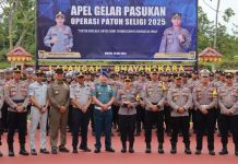 Kapolres Bintan Pimpin Apel Gelar Pasukan Operasi Patuh Seligi 2025 Pimpin Apel Gelar Pasukan Operasi Patuh Seligi 2025