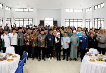 Silahturahmi Amsakar dan Li Claudia bersama Ketua RTRW dan LPM Belakang Padang Kecamatan Belakang Padang