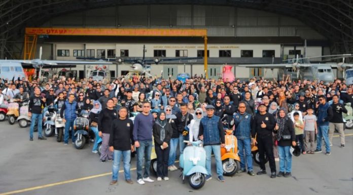 Komunitas Armada Satu Scooter Tanjungpinang Gelar Sunset Scooter Parade 2025