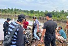 Polres Bintan Amankan 2 Orang Pekerja Penambang Pasir Ilegal Desa Toapaya